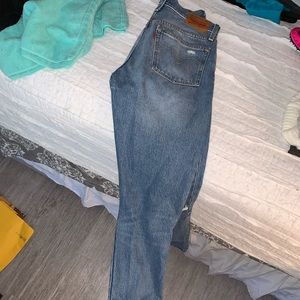 501 straight leg ripped Levi’s